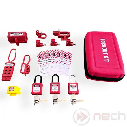 KHBR-ELMEC Economical electrical lockout kit in handbag