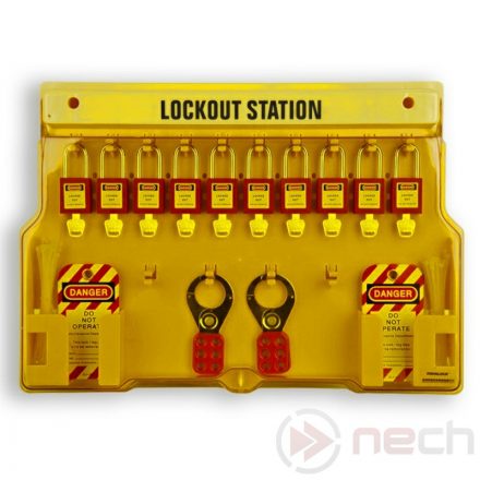LSY1020 LOTO station for storage of lockout devices
