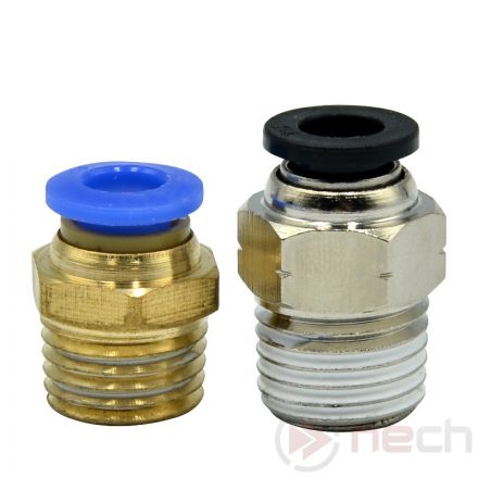 PC8-04 / Ø8 mm straight push-in quick connector with R1/2" thread