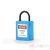 PL20NT-BE Insulated safety padlock with extra short and thin nylon shackle - blue