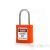 PL38T-O LOTO safety padlock with thin steel shackle - orange