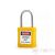 PL38T-Y LOTO safety padlock with thin steel shackle - yellow