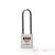 PL76-W Long steel shackle safety padlock - white