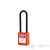 PL76N-O Long nylon shackle safety padlock - orange