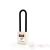 PL76N-W Long nylon shackle safety padlock - white