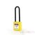 PL76N-Y Long nylon shackle safety padlock - yellow