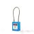 PLC-BE Stainless steel wire cable shackle safety padlock - blue