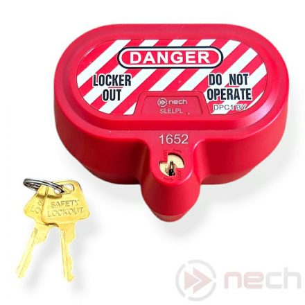 SLELPLS Self-locking electrical plug lockout box