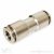 QB U 10 10 / Ø10 mm straight quick connector push-in, nickel plated brass